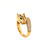 18K 10K 14K Gold Fashion Jewelry Animal Ring